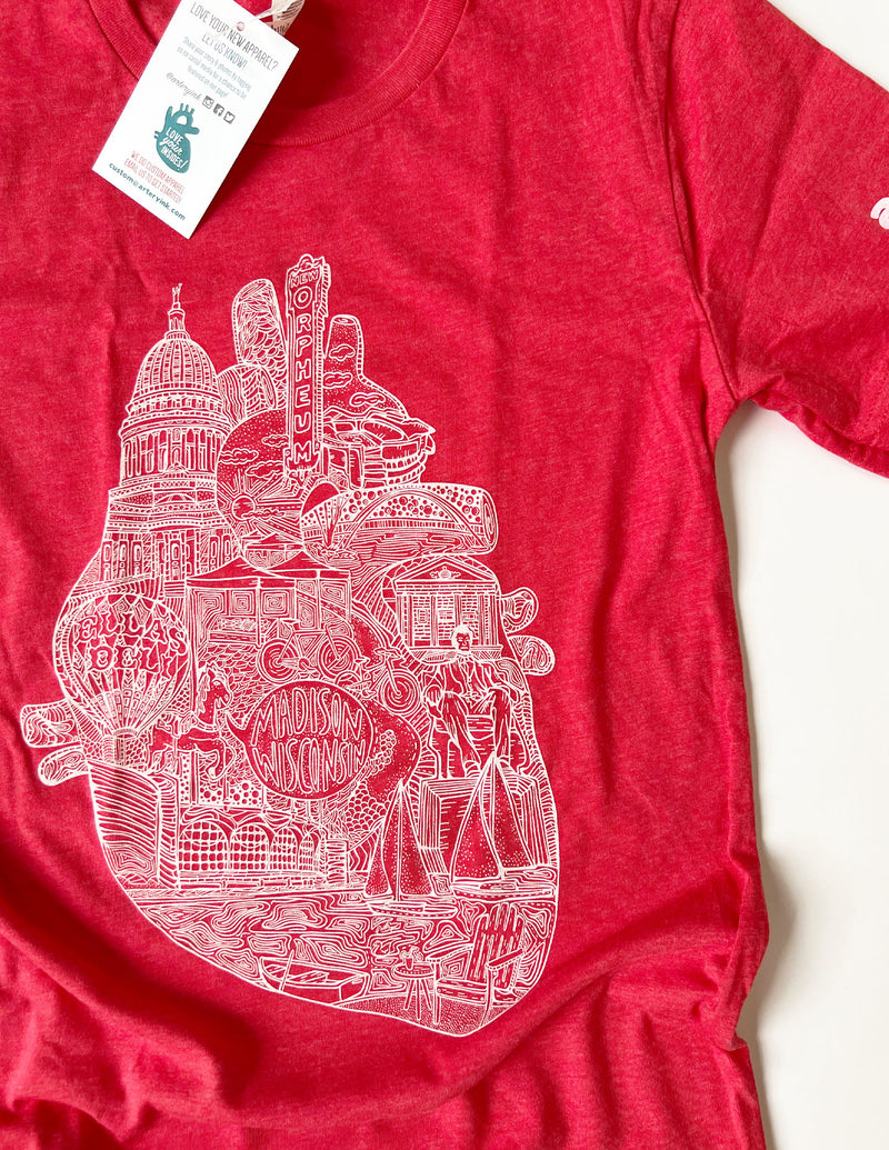 Heart of Madison Unisex T.Shirt