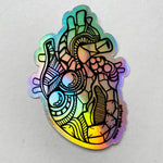 Holographic Mini Heart Vinyl Sticker