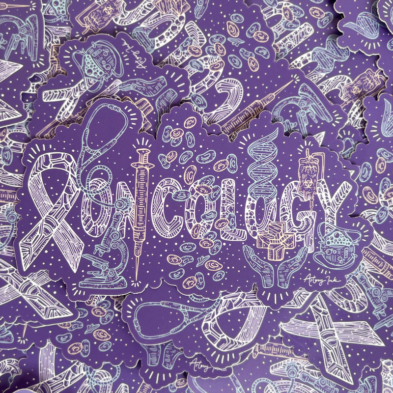 "ONCOLOGY" Vinyl Sticker