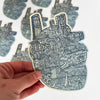 Heart of San Francisco Vinyl Sticker