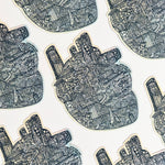 Heart of San Francisco Vinyl Sticker