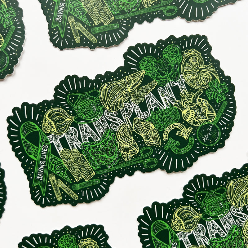 "Transplant" Vinyl Sticker